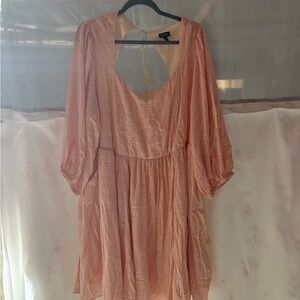 Torrid Coral Backless Dress